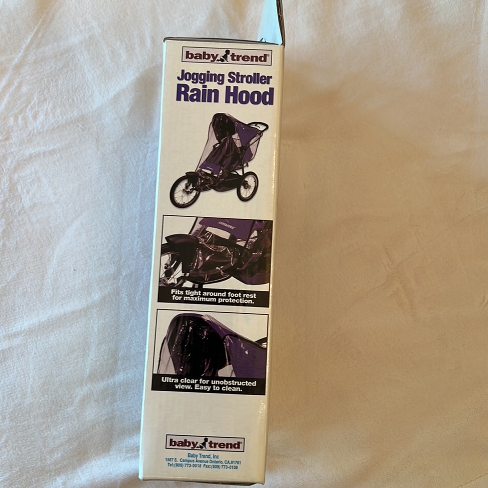 Baby Trend Jogging Stroller Rain Hood - Picture 3 of 4